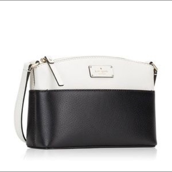 NWT Kate Spade Black/White Crossbody Bag - Picture 8 of 8